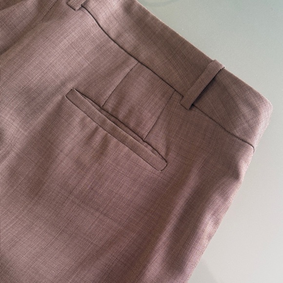 Ann Taylor Pants Ann Taylor Wool Blend Brown High Rise Wide Leg Pants size 14 - Picture 8 of 9